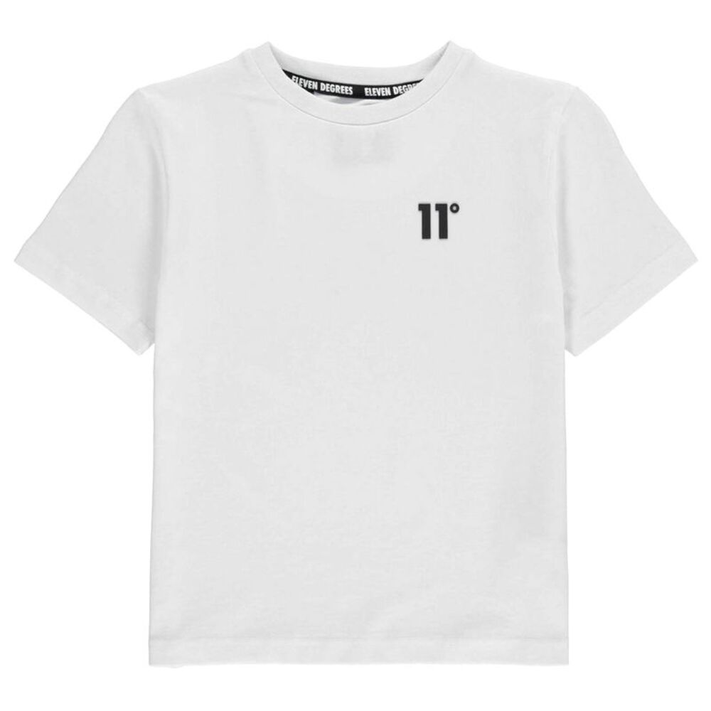 11 Degrees Childrens/Kids Core T-Shirt / White